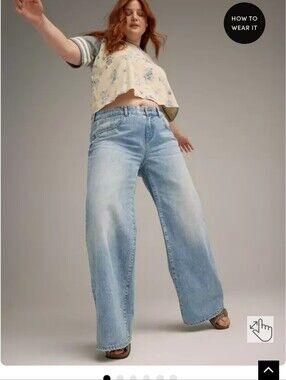 NWT Torrid Festi Wide-Leg Women’s Jeans